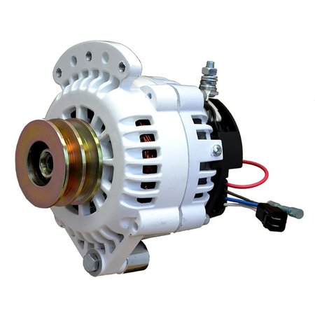 BALMAR Alternator 100 AMP 12V 1-2in Single Foot Spindle Mount Dual Vee Pulley w/Isolated Ground 621-100-DV